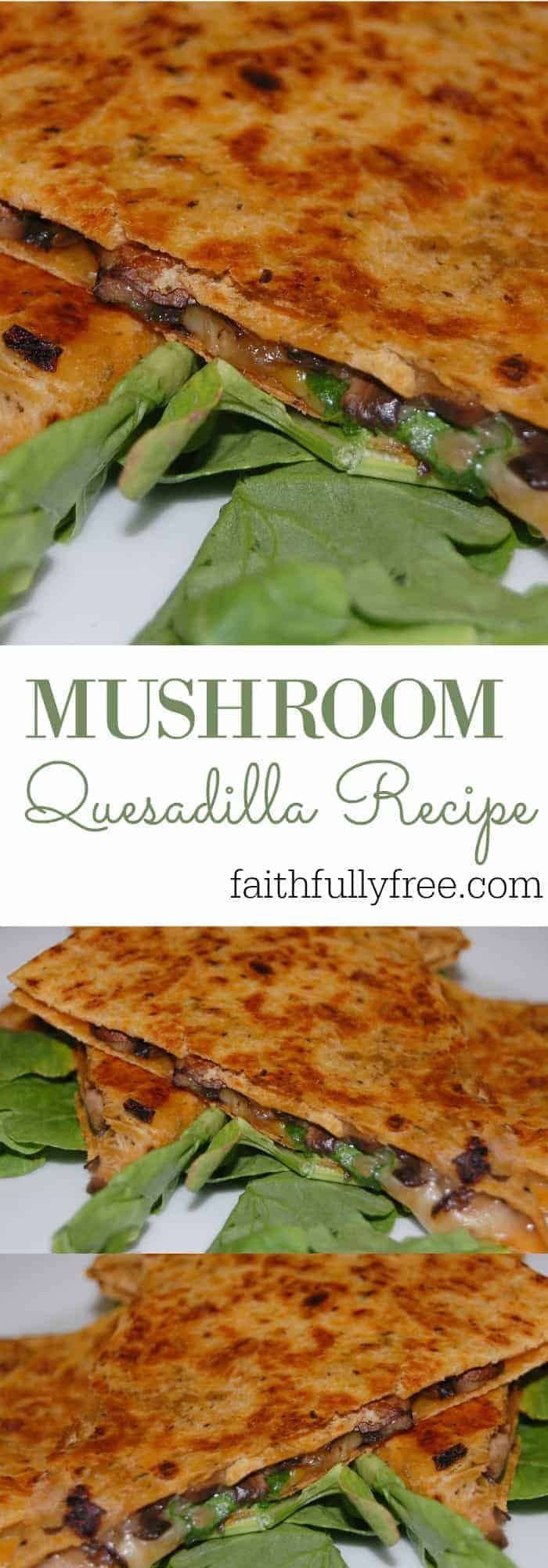 Best Ever Mushroom Quesadilla Recipe