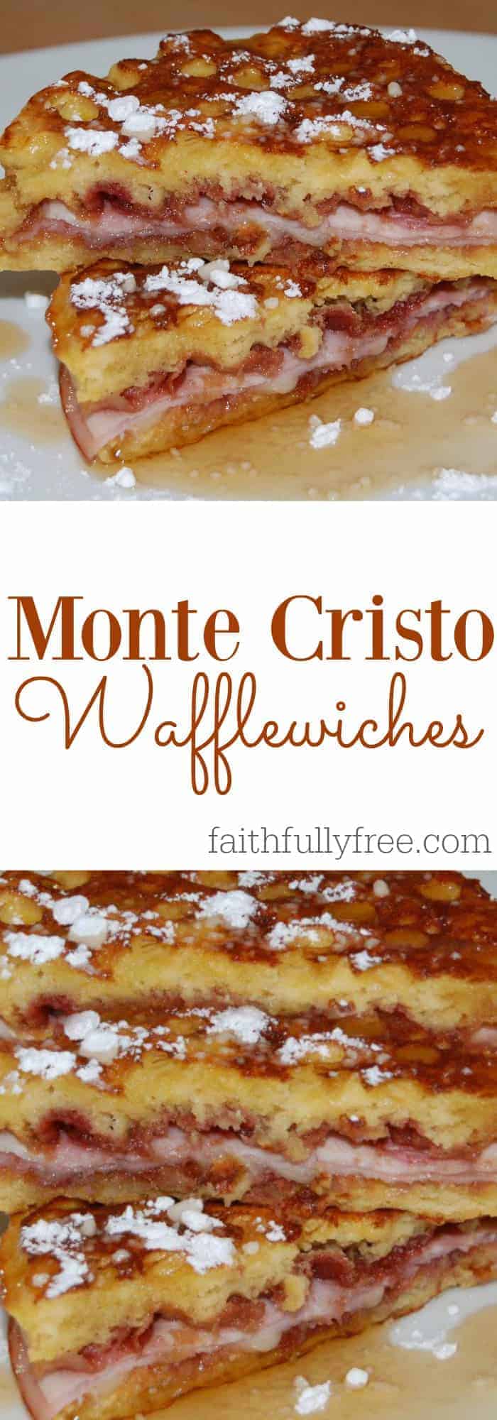 Amazing Monte Cristo Wafflewiches Recipe