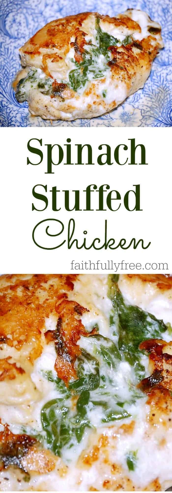 spinach and cheese chicken breasts