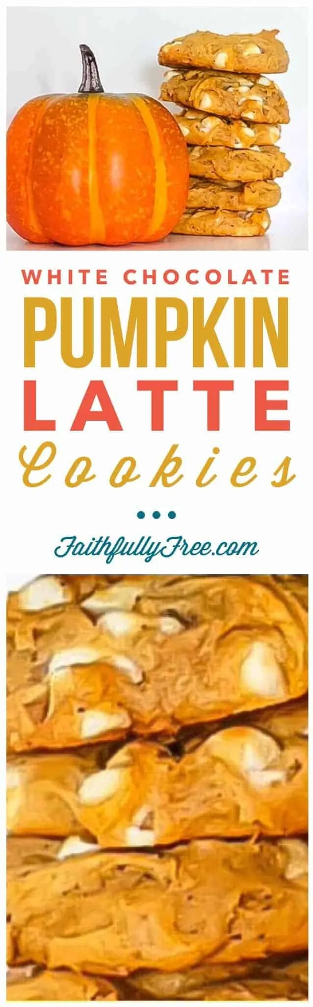  White Chocolate Pumpkin Latte Cookies Recipe 