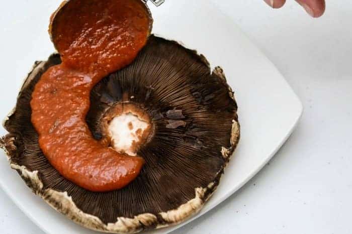 Portobellow Mushroom Caps Pizza Recipe