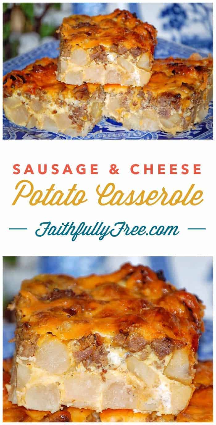 Sausage  Cheese Potato Casserole Recipe