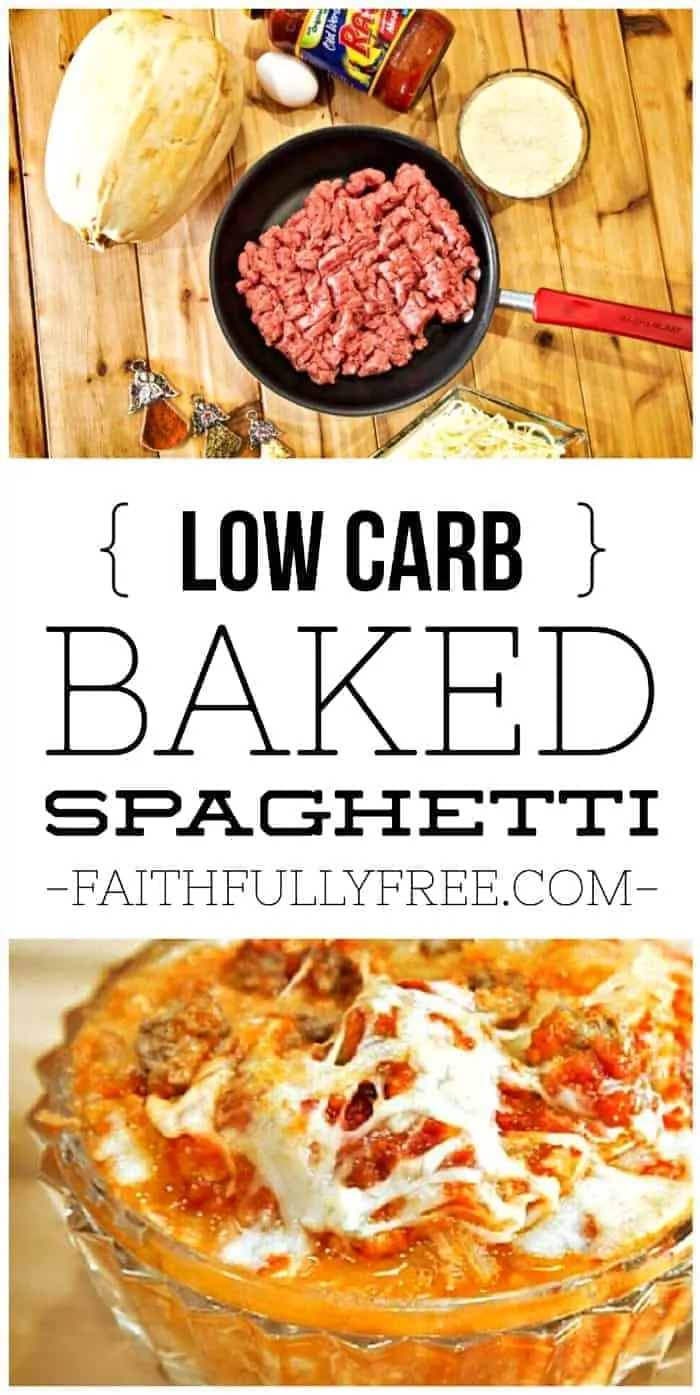 World's Best Low Carb Baked Spaghetti