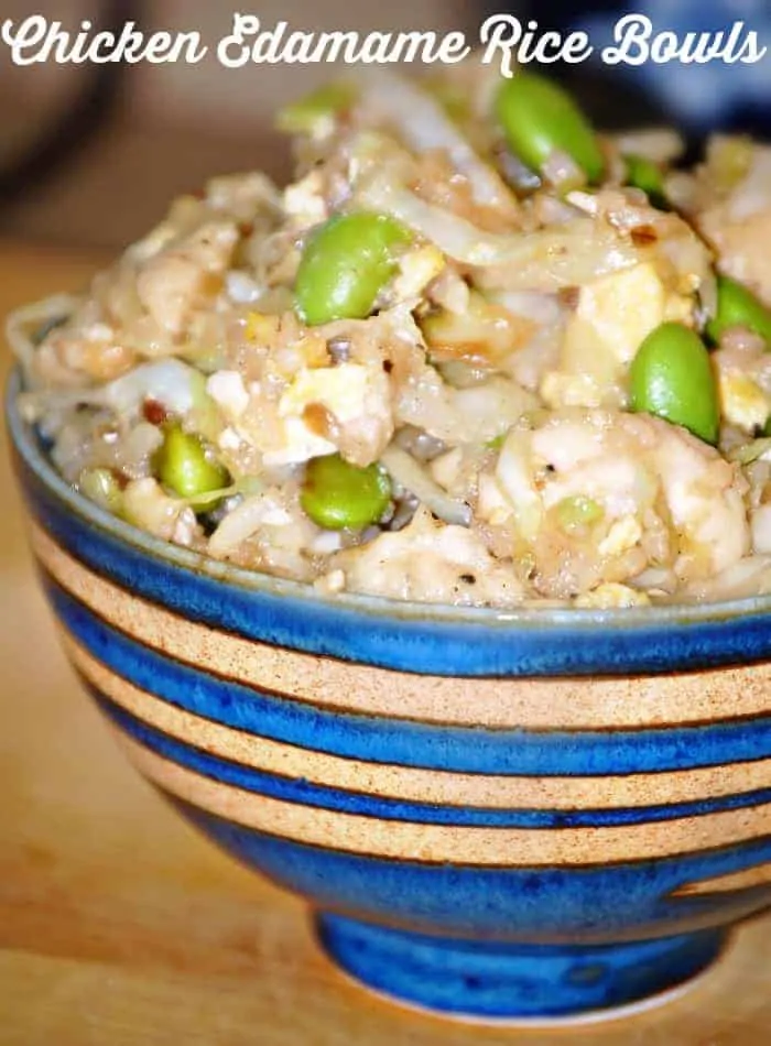 chicken and rice bowls