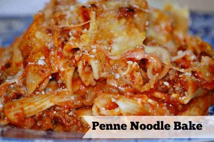 Penne Noodle Bake Recipe