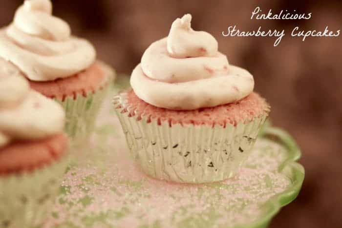 Pinkalicious Strawberry Cupcakes