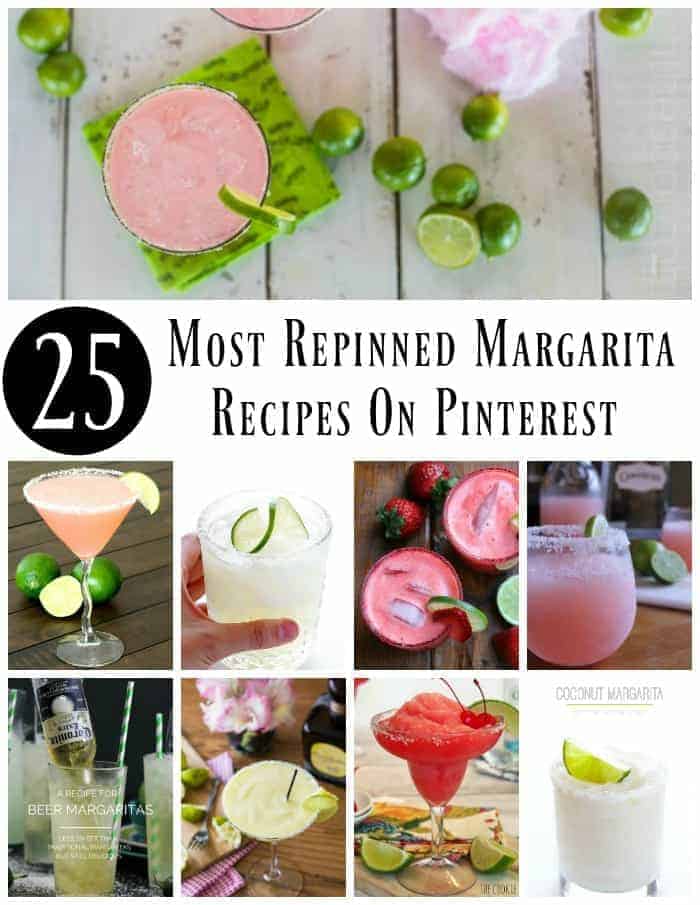 25 Most Repinned Margarita Recipes On Pinterest