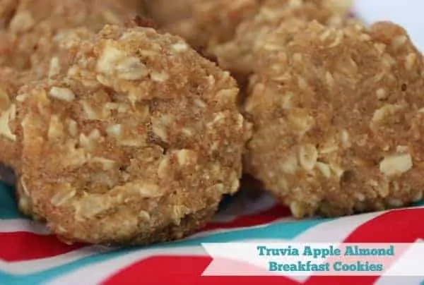 Truvia Apple Almond Breakfast Cookies