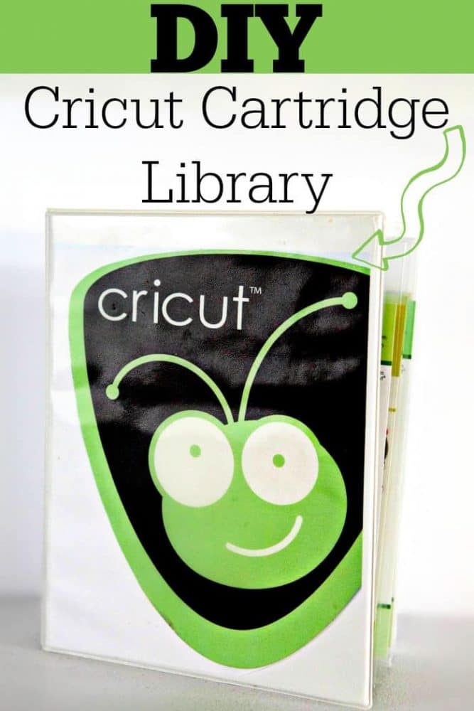 DIY Cricut Cartridge Library