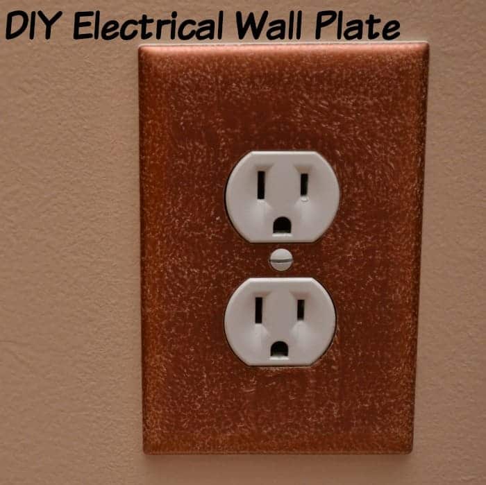 5 Minute DIY Electric Wall Plate