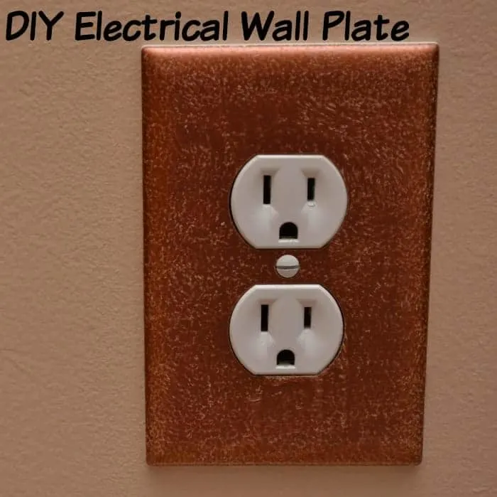 DIY Electric Wall Plate 5 Minute DIY Electric Wall Plate