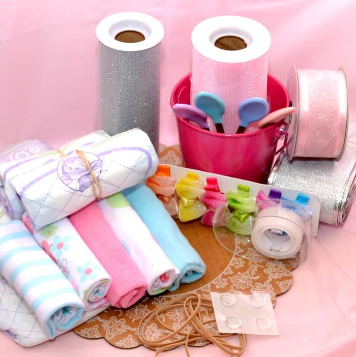 Easy DIY Baby Shower Supplies Gift