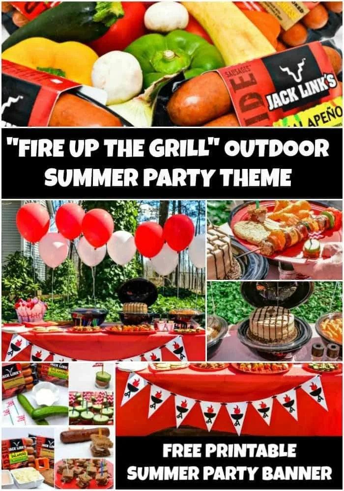 Fire Up The Grill Outdoor Summer Party Theme