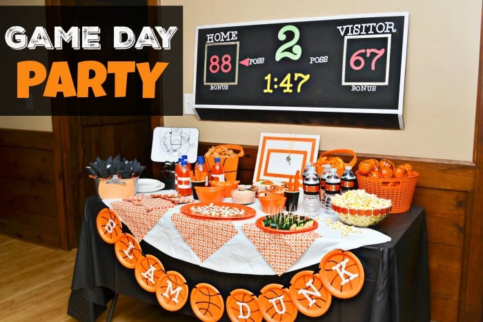 Game Day Party - Throw an awesome basketball party for the sports lover in your life. 
