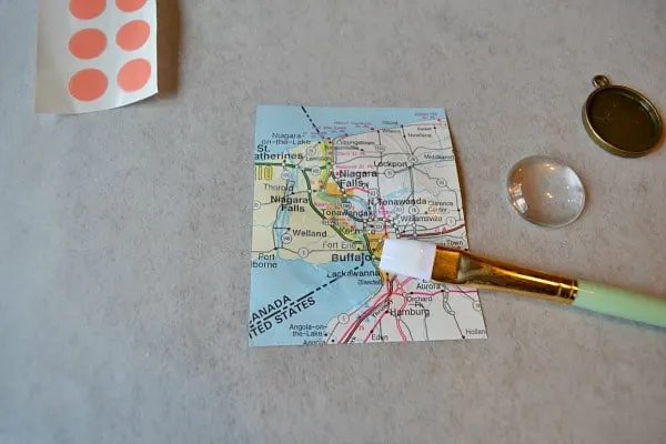 Personalized Map Necklace DIY