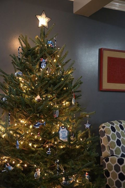 Beautiful UNC Christmas Tree 