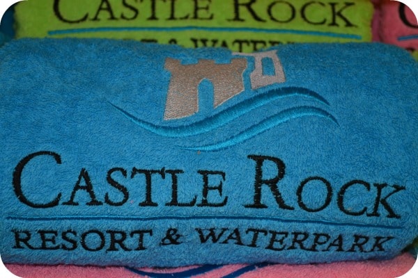 Castle Rock Resort and Waterpark towels